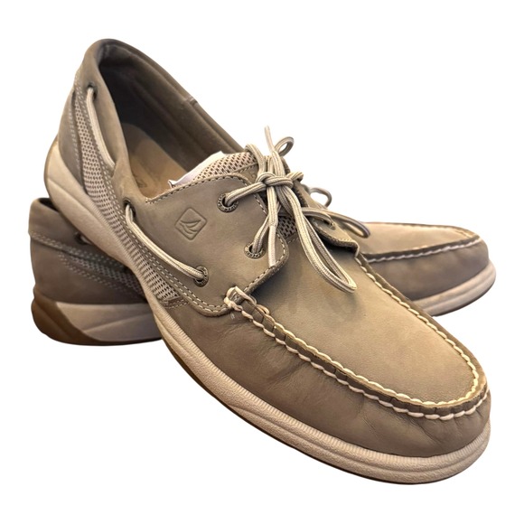 Sperry Mens Top Sider Intrepid Boat Shoe 11 Khaki Sailing Preppy Old Money Frat - Picture 1 of 10
